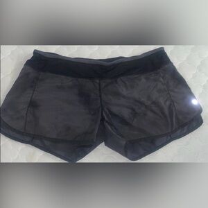 lululemon athletica Black Athletic Running Shorts